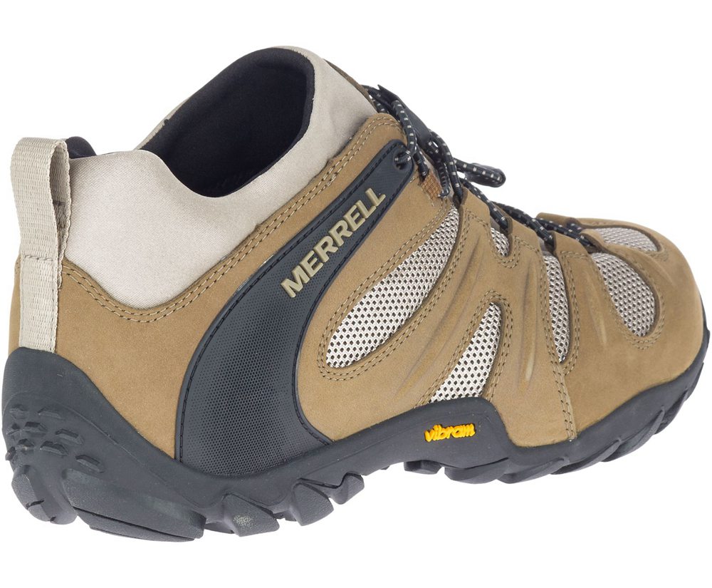 Merrell Hiking Shoes Brown/Black - Chameleon 8 Stretch - Mens 82CMYTAOQ